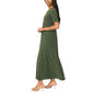 Womens MSK Short Sleeve Solid Midi Dress - image 3