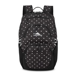 High Sierra Swoop Signature Polka Dots Backpack -  Black