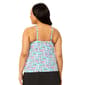 Plus Size Leilani Kaia Cove Cali Abstract Tankini Swim Top - image 2