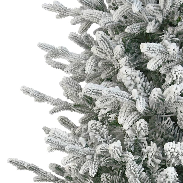Puleo International 7.5ft. Pre-Lit Spruce Christmas Tree
