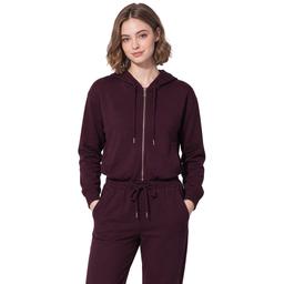 Juniors Love Tree Soft Air Cinch Waist Zip Hoodie