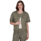 Womens Ruby Rd. Sedona Escape Short Sleeve Soft Denim Jacket - image 1