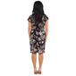 Petite Connected Apparel Short Sleeve Floral Sarong Wrap Dress - image 2
