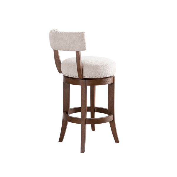 Armen Living Mystic Fabric Counter Height Barstool