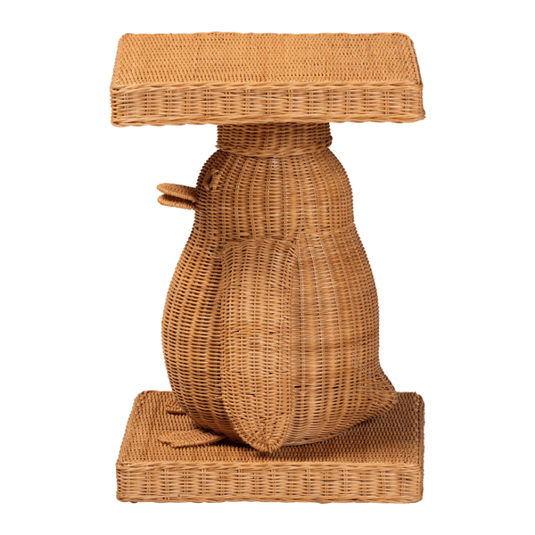 bali & pari Pembroke Handwoven Penguin End Table