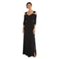 Womens R&M Richards Cold Shoulder Side Slit Evening Gown - image 1
