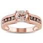 Gemstone Classics&#40;tm&#41; Smokey Quartz & Round-Cut Morganite Rin - image 1
