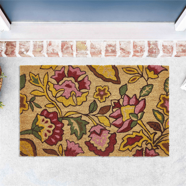 VCNY Home Spring Bliss Floral Outdoor Coir Doormat