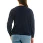 Womens Zac & Rachel Long Sleeve Solid Knit Hello Sunshine Sweater - image 2