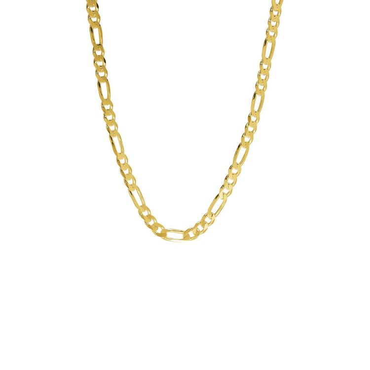 18in. Vermeil Sterling Silver Figaro Chain Necklace