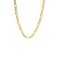 18in. Vermeil Sterling Silver Figaro Chain Necklace - image 1