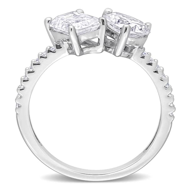 Gemstone Classics™ Sterling Silver Moissanite Statement Ring