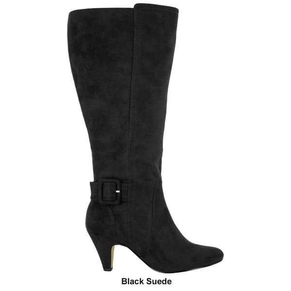 Womens Bella Vita Troy II Suede Wide Calf Tall Boots