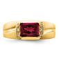 Mens Gentlemen’s Classics™ 14kt. Gold 2ctw. Ruby & Diamond Ring - image 4