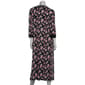 Womens Rene Rofe 3/4 Sleeve Floral Ribbon Trim V-Neck Nightgown - image 2