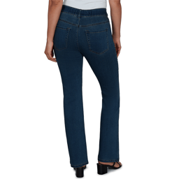 Petite Skye’s the Limit Icy Blue Sparkle Bootcut Jeans