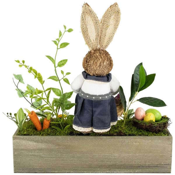 Northlight Seasonal Boxed Garden w/ Bunny Easter D&#233;cor