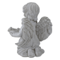 Northlight Kneeling Angel with Flower Bird Feeder Garden Statue - image 4