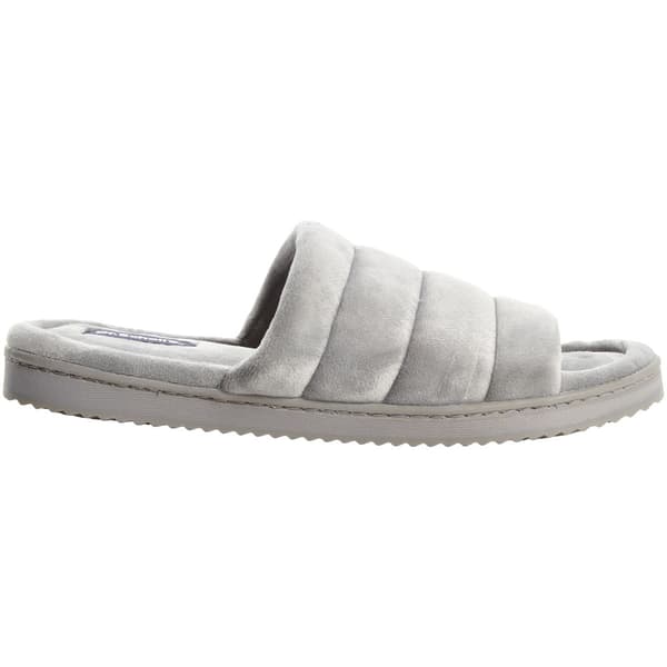 Womens Dr. Scholl''s Quilted Velour Slide Slippers