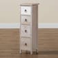 Baxton Studio Seanna Multi-Colored Wood 4-Drawer Storage Unit - image 9