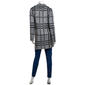 Womens By Design Long Sleeve Notched Two Pocket Plaid Coatigan - image 3