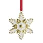 Northlight Seasonal 3.5in. Gold Snowflake Christmas Ornament - image 1