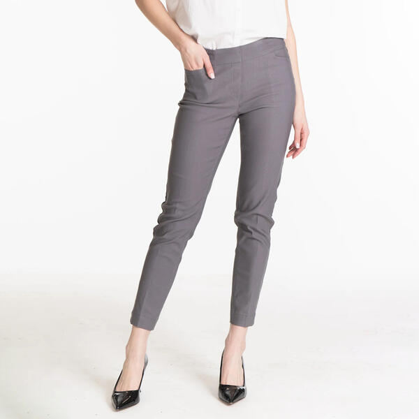 Womens Multiples Think Pink Fine Line Ankle Pants with Pockets - image 