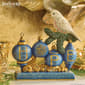 Jim Shore Blue & Gold Hope w/ Dove Christmas Figurine - image 6