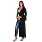 Womens 24/7 Comfort Apparel Maxi Maternity Duster Cardigan - image 3