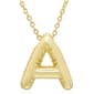 Plain Puff Initial A Pendant - image 1