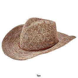 Womens Steve Madden Open Lacework Cowboy Hat