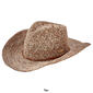 Womens Steve Madden Open Lacework Cowboy Hat - image 2