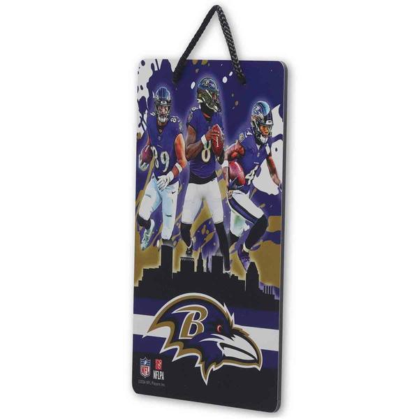 Open Road Ravens Skyline Metal Hanging Wall Decor