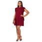 Plus Size 24/7 Comfort Apparel Pleated Tiered Mini Dress - image 3