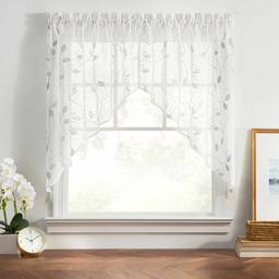 Chatham Embroidered Sheer Swag