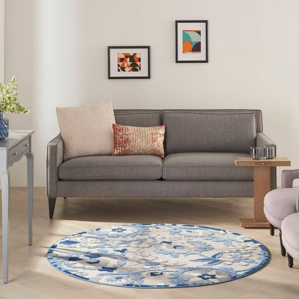 Nourison Aloha Farmhouse Round Rug
