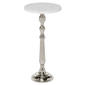 9th & Pike(R) Silver Traditional Terrazzo Accent Table - image 1