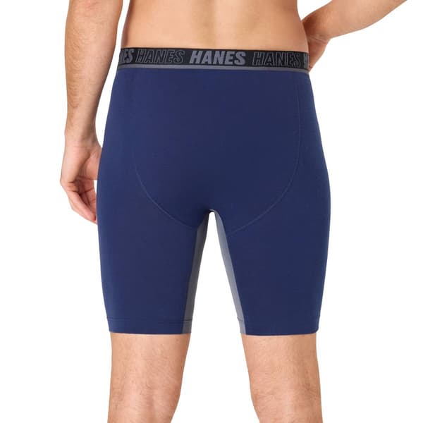 Mens Hanes Ultimate® Moves Cotton Stretch Boxer Briefs