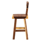 bali & pari Luli Suar Wood Counter Stool - image 3