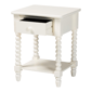 Baxton Studio Raynera End Table with Bobbin Legs - image 2