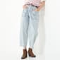 Womens MNK Patch Pocket Barrel Denim Jeans - image 4
