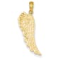 Unisex Gold Classics&#40;tm&#41; 14kt. Yellow Gold Angel Wing Pendant - image 1