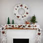 Northlight Pre-Lit LED White Canadian Pine Christmas Wreath - image 6