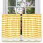 Achim Buffalo Check Window Rod Pocket Tier Pair Curtains - image 8