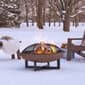 Real Flame La Porte 31in. Round Steel Wood Burning Fire Pit - image 8