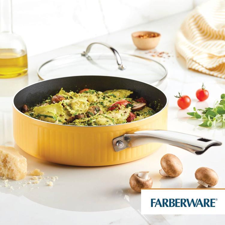 Farberware Style 3qt. Nonstick Cookware Sauté Pan w/ Lid