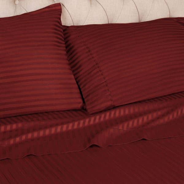 Superior 2pc. 300TC Egyptian Cotton Striped Pillowcase Set - image 