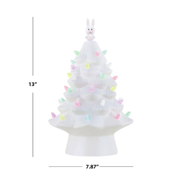 Mr. Christmas 13in. White Easter Tree
