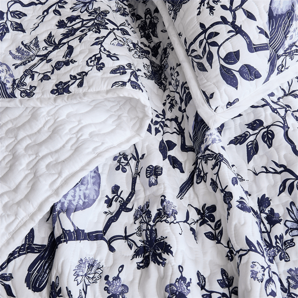 Brooklyn Loom Ava Floral 3pc. Quilt Set