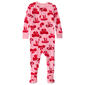 Baby Girl (12-24M) Carter''s(R) Holiday Bows Footed Pajamas - image 1